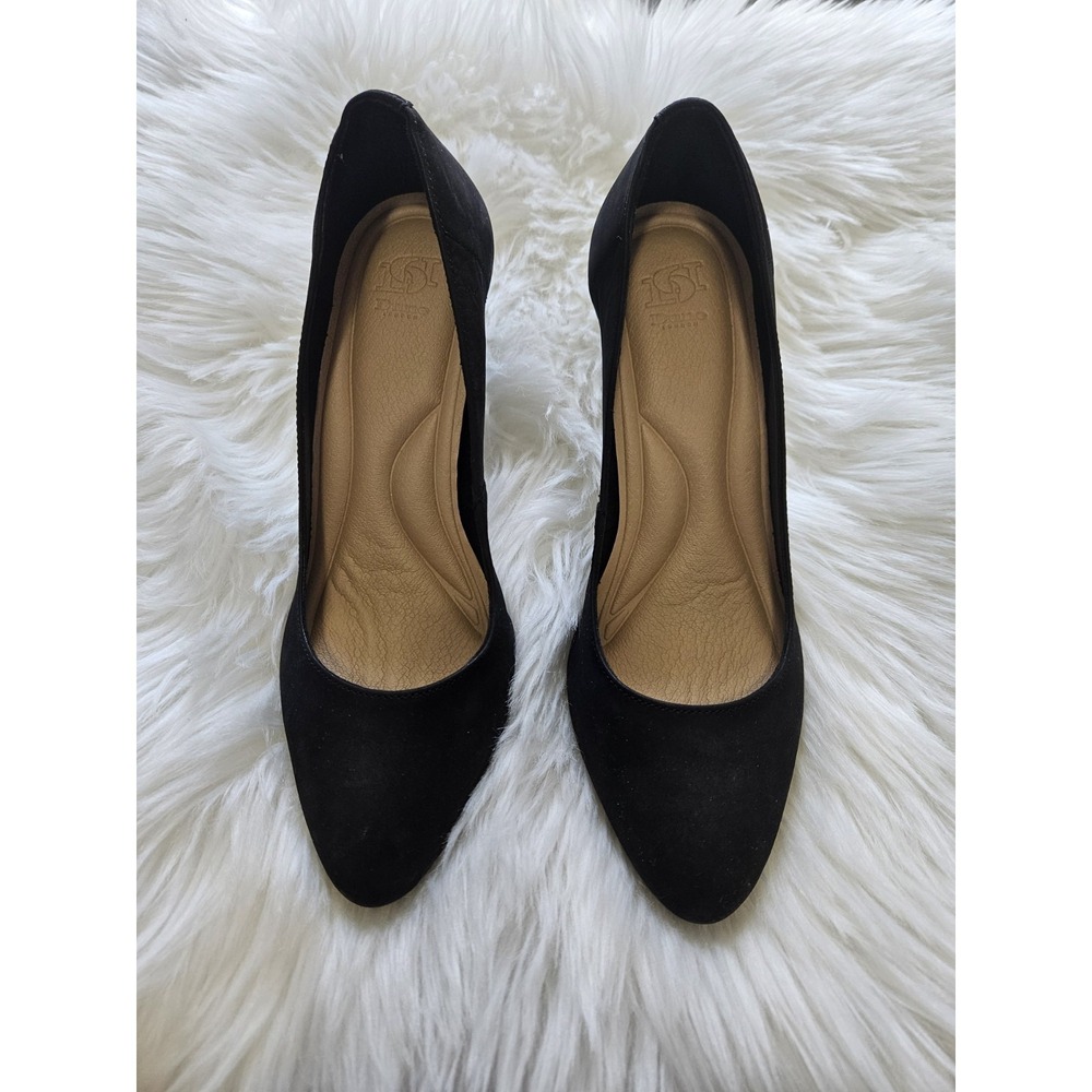 DUNE LONDON Dune Adele Heels Black Suede US 6 / Euro 37 NEW